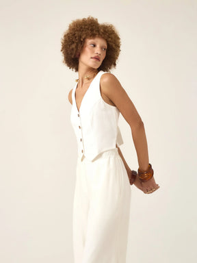 Colete Calêndula Off White