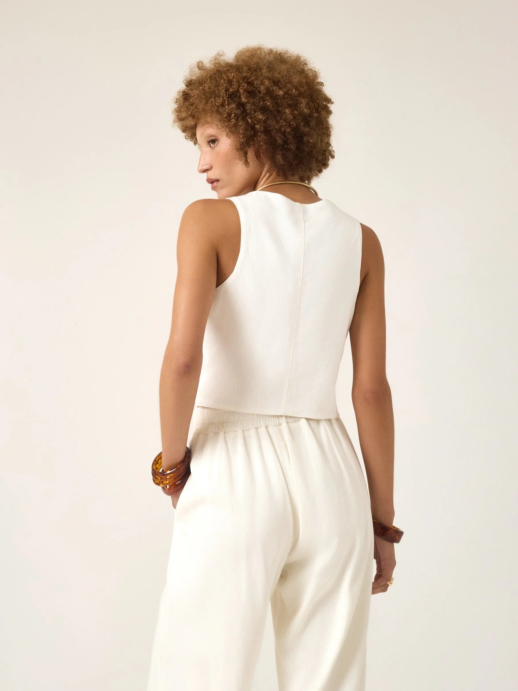 Colete Calêndula Off White