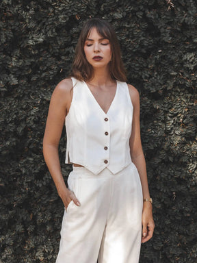 Colete Calêndula Off White