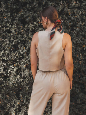 Colete Calêndula Bege Claro