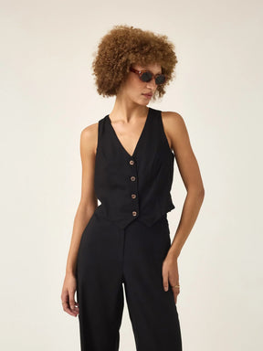 Colete Calêndula Preto