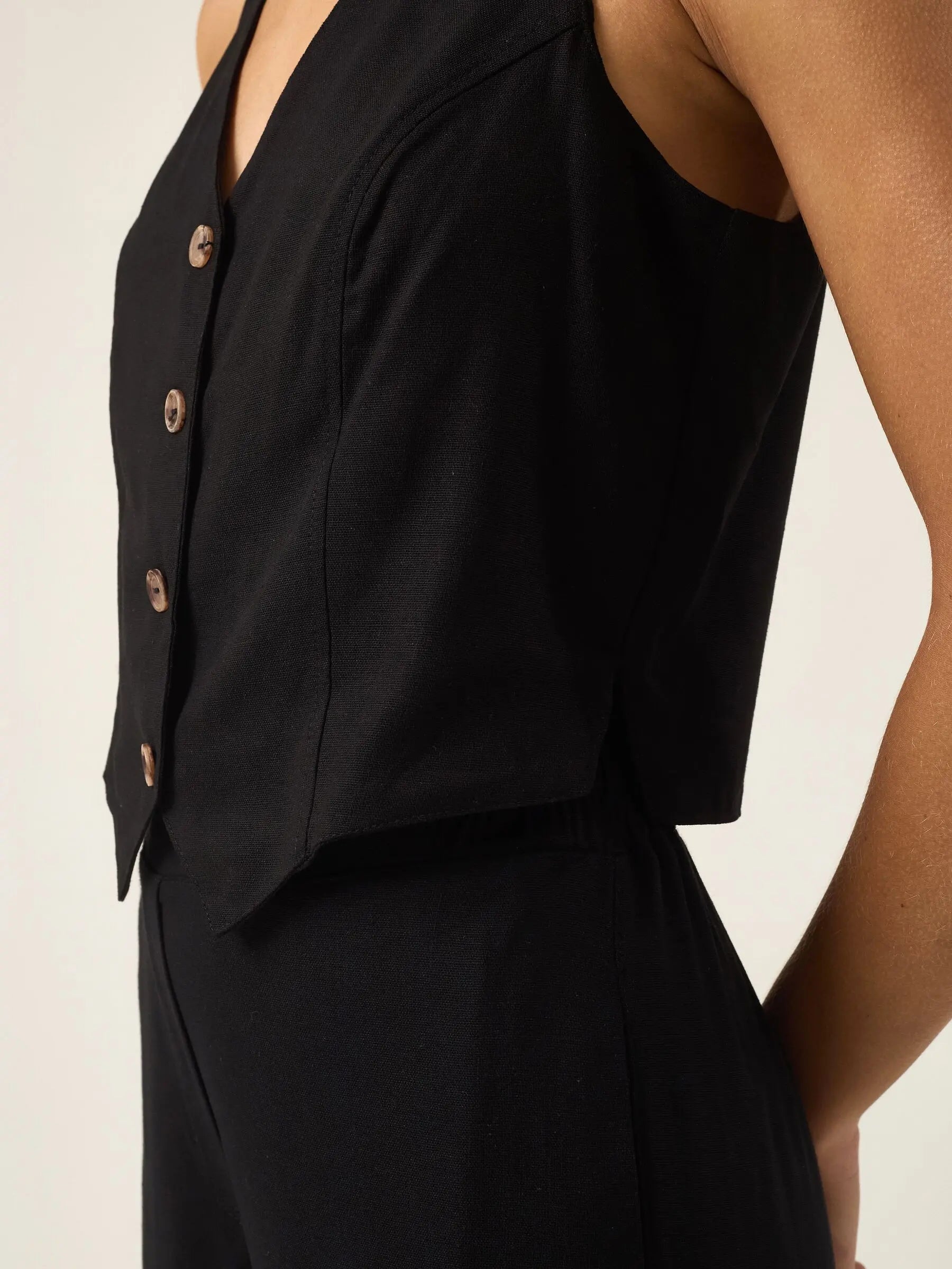 Colete Calêndula Preto