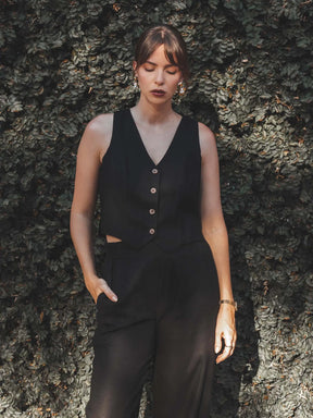 Colete Calêndula Preto