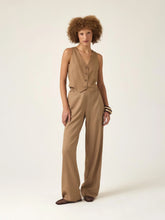 Calça Reta Petúnia Marrom Claro