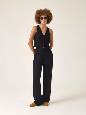 Calça Reta Petúnia Preta