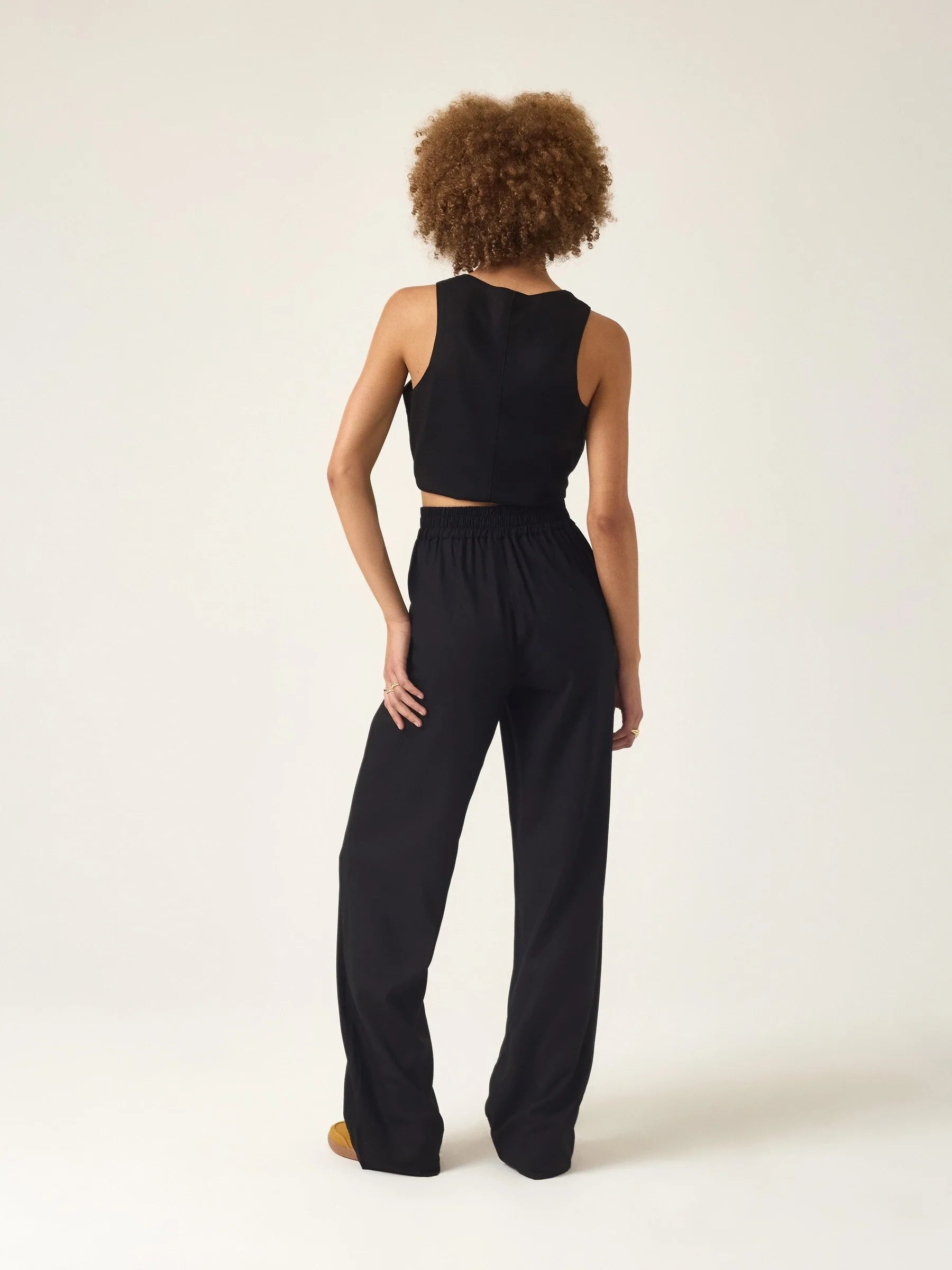 Calça Reta Petúnia Preta