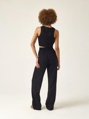 Calça Reta Petúnia Preta