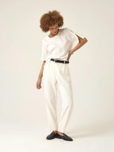 Calça Slouchy Íris Off White + Forro