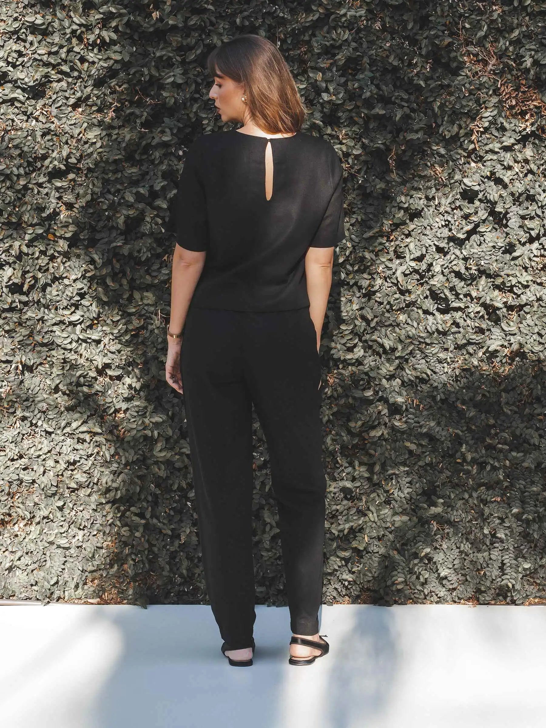 Calça Slouchy Íris Preta