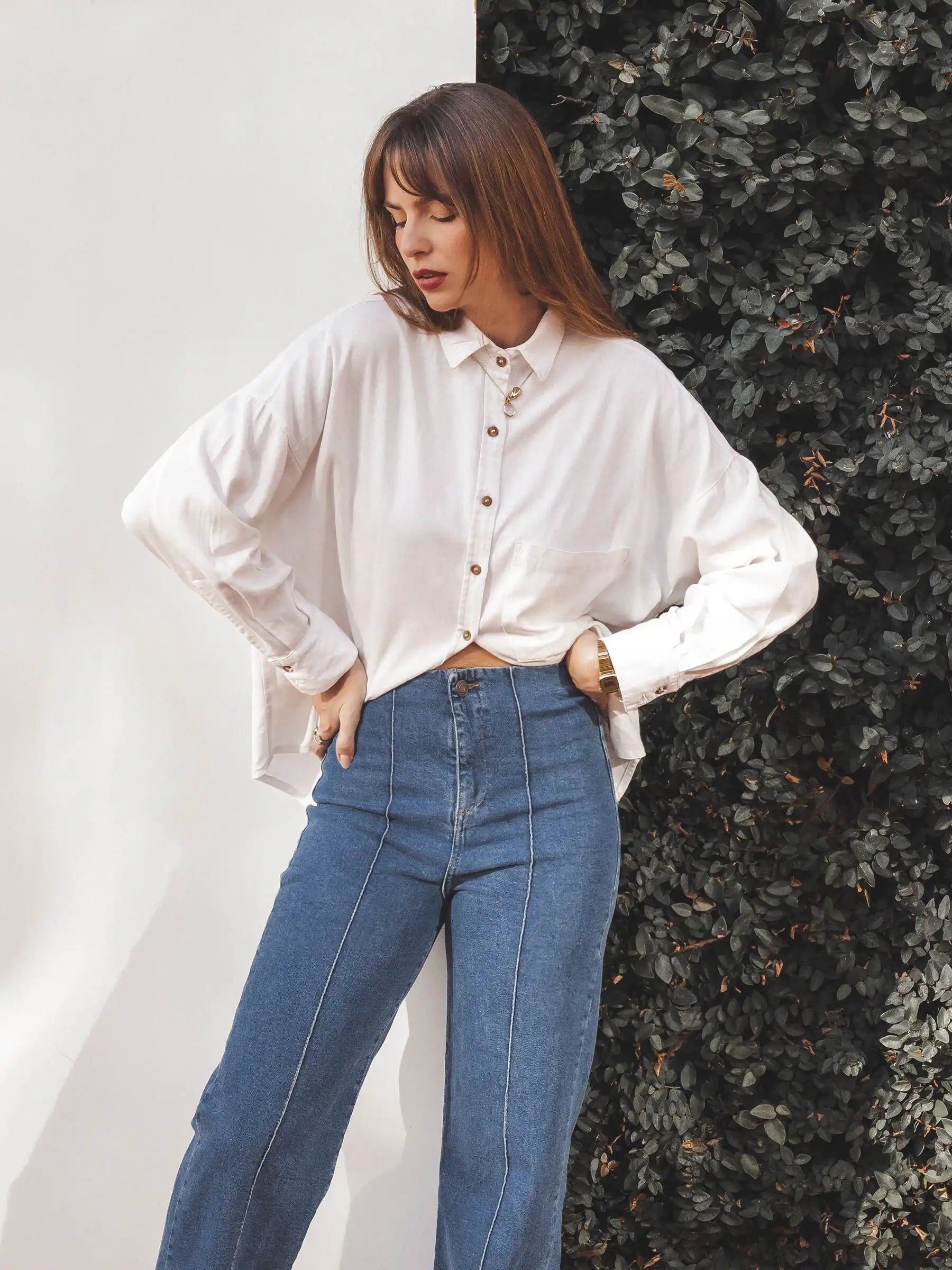 Calça Jeans Reta Mandacaru Azul Médio