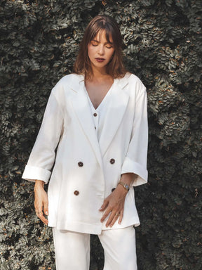 Blazer Sândalo Off White