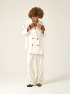 Blazer Sândalo Off White