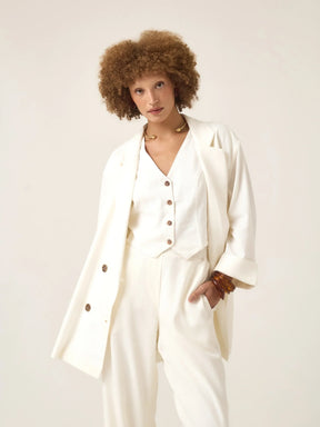 Blazer Sândalo Off White