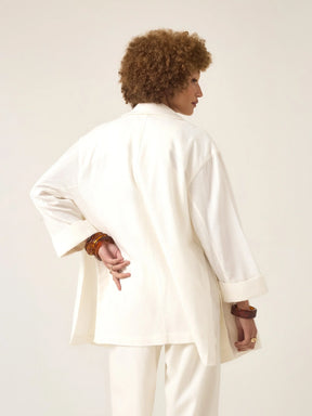 Blazer Sândalo Off White