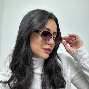Óculos de Sol Feminino Hexagonal Rúbia