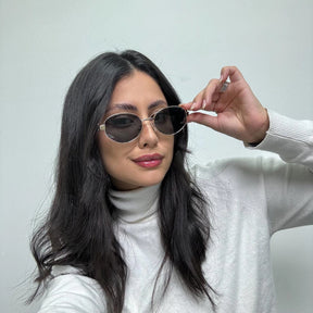 Óculos de Sol Feminino Hexagonal Rúbia