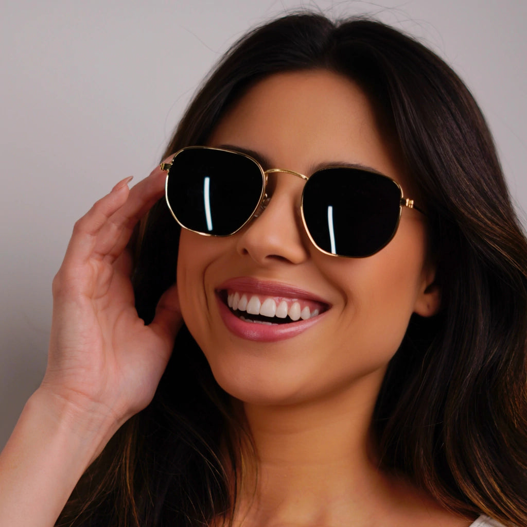 Óculos de Sol Feminino Hexagonal Ane